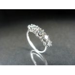 18ct Five Stone brilliant cut Diamond ring of approx 1.2cts