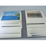 Album containing postcards of ships