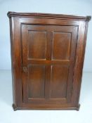 Georgian oak corner cupboard