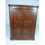 Georgian oak corner cupboard