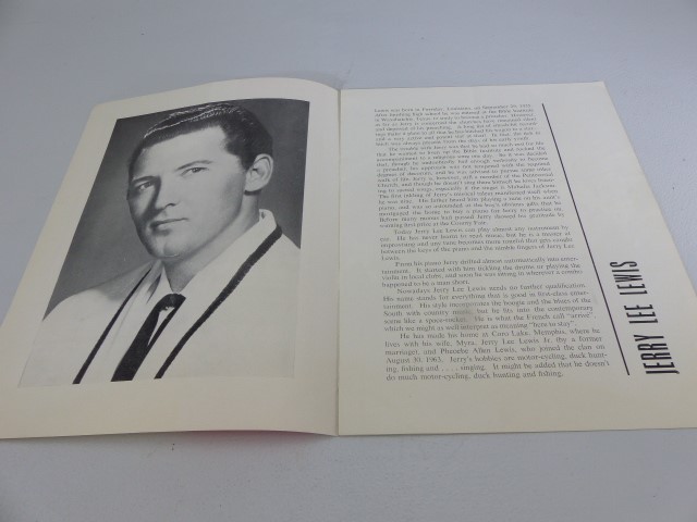 Concert programme - Jerry Lee Lewis presented by Capable Management - Image 2 of 5