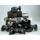 Sunglasses to include Fendi, Dolce and Gabana, Cartier etc