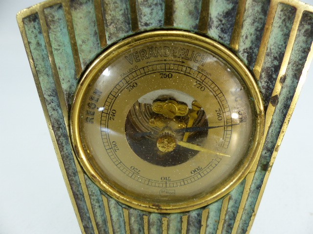 REGAN VERANDERLICH SCHON BAROMETER in an Art Deco Style by Barigo - Image 2 of 3