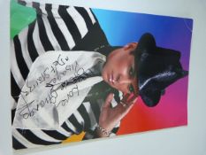 Steve Strange - a signed photo 'Visage'