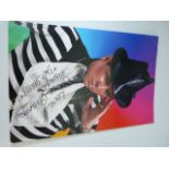 Steve Strange - a signed photo 'Visage'