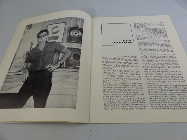 Roy Orbison and The Walker Brothers concert programme - Image 3 of 6