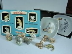 Wade - Whimsies Boxed set no.9 North American Animals, My Fair Lady boxed Ashtrays (Wade), Set of