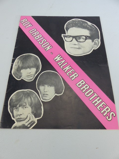 Roy Orbison and The Walker Brothers concert programme