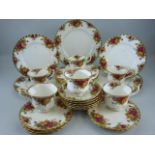 Royal Albert 'Country Roses' Part tea service