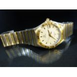 OMEGA Constellation gents watch Serial 56720903 with steel and gold strap