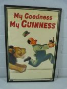 GUINNESS Advertising poster - Framed with slogan 'My Goodness, My Guinness'