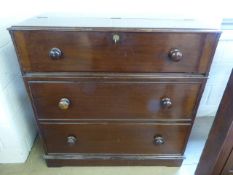 Mahogany Secretaire chest of drawers