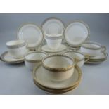 Haviland Limoge cups and saucers along with a Royal Albert part coffee set