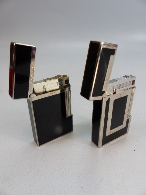 Two boxed DUPONT black and white lighters (Paris) with additional St DUPONT cigar lighter - Image 6 of 6