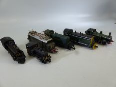 Six Model railway Locomotives - Continental.