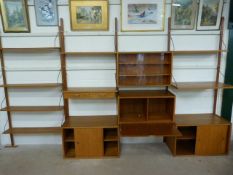 LADDERAX - shelving system comprising of glass fronts, drawers and others etc