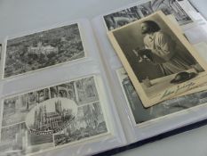 Various postcards depicting churches