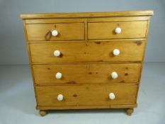 Antique Pine chest of drawers