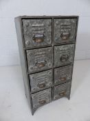 Small industrial chest of six drawers