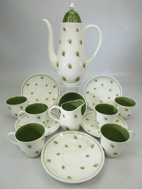 Susie Cooper part tea service 'Whispering Grass' - Image 2 of 5