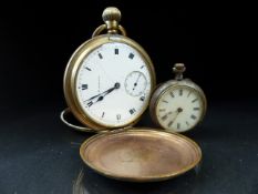Russell and Son pocket watch and one other