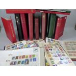 Large collection of stamp albums to include Windsor albums and ACE etc