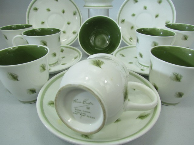 Susie Cooper part tea service 'Whispering Grass' - Image 5 of 5