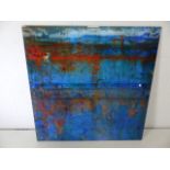 Large Abstract glass wall hanging