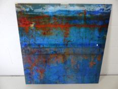 Large Abstract glass wall hanging