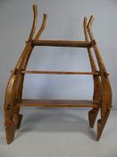 African style three tier shelving unit