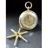 18ct Gold cased pocket watch.