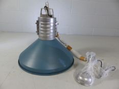 Large industrial hanging lampshade