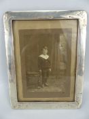 Silver hallmarked Photoframe approx 19 x 24cm Birmingham Robert Pringle & Sons