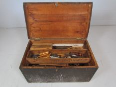 Carpenters chest to include vintage tools
