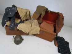 Large selection of WW1 and WW2 military clothing to include Bomber jackets and Military dress