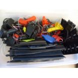 Large collection of Scalextric with remotes and track