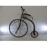 Miniature Penny Farthing model bike.