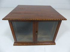 Pine stained display case