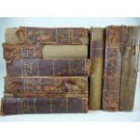 Harmsworth History of the World. 8vo. All bound with calf leather spine and cloth frontispieces.