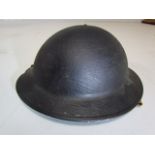 Military interest: Military black helmet with liner