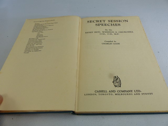 Politics - Cassell, Secret Session Speeches Churchill and the Life of Baron Von Hugel by Michael - Image 8 of 9