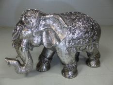 Modern interior silver figure of an Elephant
