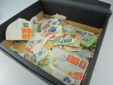 Selection of loose foreign and UK stamps