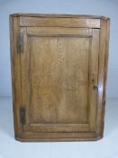 Elm corner cupboard