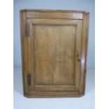 Elm corner cupboard