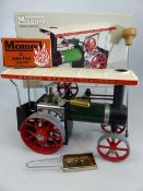 Mamod traction engine in box