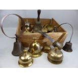 Selection of bells to include - 19th century servants call bells and various other waiting bells.