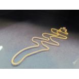 14ct Gold (585) chain - approx weight 2.5g