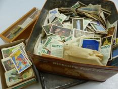 Selection of tea cards and cigarette cards
