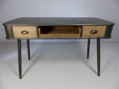 Modern interior desk with drawers